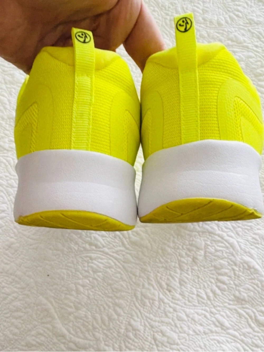 Zumba Fitness Neon Yellow Slip-On Athletic Shoes - Picture 1 of 5